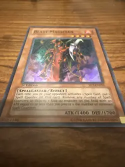 Yu-Gi-Oh! Blast Magician FET-EN020 1st Edition Ultimate Rare - Image 1
