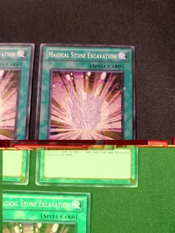 3 x Magical Stone Excavation SDMA-EN027 Common 1st Edition NM Playset Yugioh Tcg - Image 3