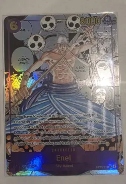 Bandai One Piece CCG Enel Sky Island Secret OP15-118 Manga - Image 2