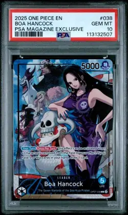 2025 One Piece Boa Hancock PSA Magazine Exclusive OP07-038 PSA 10 [113132507] - Image 1