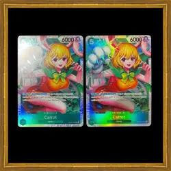 2024 One Piece Card Game: Two Legends OP08 SR Carrot #OP08-023 set of 2 player - Image 1