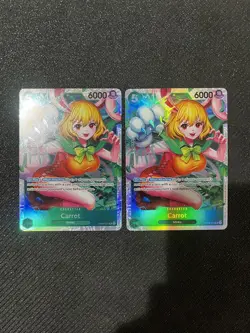 2024 One Piece Card Game: Two Legends OP08 SR Carrot #OP08-023 set of 2 player - Image 2