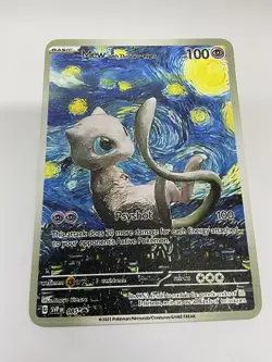 New hp100 Van Gogh Gold Metal Pokemon Card-Collectible Gift Display！ NICE! - Image 2