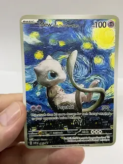 New hp100 Van Gogh Gold Metal Pokemon Card-Collectible Gift Display！ NICE! - Image 3