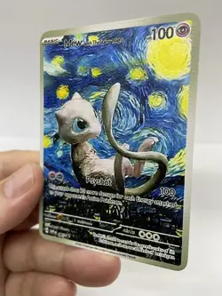 New hp100 Van Gogh Gold Metal Pokemon Card-Collectible Gift Display！ NICE! - Image 5