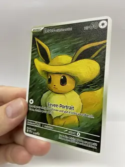 Eevee hp60 Van Gogh Gold Metal Pokemon Card-Collectible Gift Display！ NICE! - Image 5