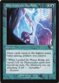 One with the Machine (Retro Frame) R Commander: The Brothers' War 90 - MTG - Image 1