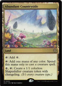Abundant Countryside R Commander: Lorwyn Eclipsed 22 NM MTG - Image 1