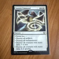 Austere Command - N/M - March Of The Marchine Magic The Gathering MTG - Image 1