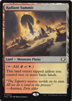 Radiant Summit R Commander: Edge of Eternities 23 NM MTG - Image 1
