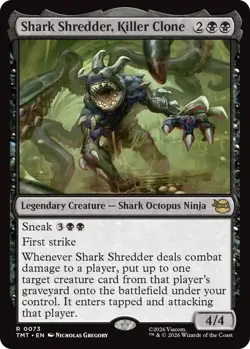 MTG - [TMT - 73] Shark Shredder, Killer Clone Normal Teenage Mutant Ninja Tur... - Image 1