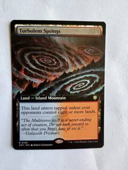 Turbulent Springs (Extended Art) (SOC-105) - Commander: Secrets of Strixhaven - Image 1