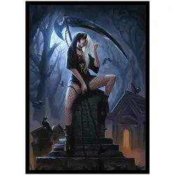 Riley Raes – Daddy's Little Devil – MTG Size – 100 Textured Matte Card Sleeves - Image 1
