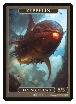 Zeppelin Token Givememana Tokens Series 2 Magic the Gathering MTG - Image 1