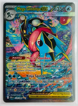 Mega Greninja EX SIR 116/086 Chaos Rising Pokemon TCG Mint - Image 1