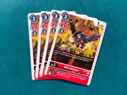 Vorvomon EX3-005 Playset Draconic Roar Digimon Card Game x4 - Image 1
