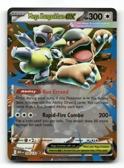 Mega Kangaskhan ex 104/132 - Mega Evolution - Pokemon Card NM/M - Image 1