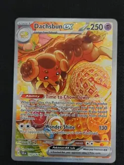 169/142 Dachsbun ex. Pokemon TCG : Stellar Crown. Free Aus Tracked Shipping - Image 1