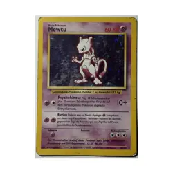 Mewtu 10/102 Deutsch Basis-Set unlimited 1999 Holo Rare Psi Wizards Pokemon TCG - Image 1