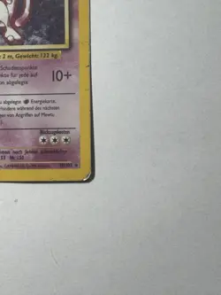 Mewtu 10/102 Deutsch Basis-Set unlimited 1999 Holo Rare Psi Wizards Pokemon TCG - Image 3
