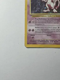 Mewtu 10/102 Deutsch Basis-Set unlimited 1999 Holo Rare Psi Wizards Pokemon TCG - Image 4