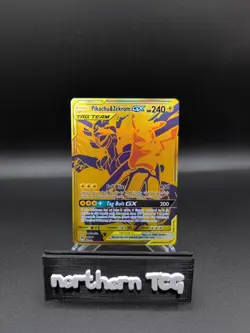 Pikachu & Zekrom GX Tag Team SM248 Promo Sun & Moon Pokemon 2021 - Image 1