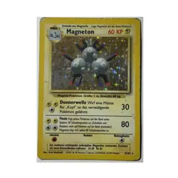 Magneton 9/102 Deutsch Basis-Set unlimited 1999 Holo Rare Pokemon TCG - Image 1