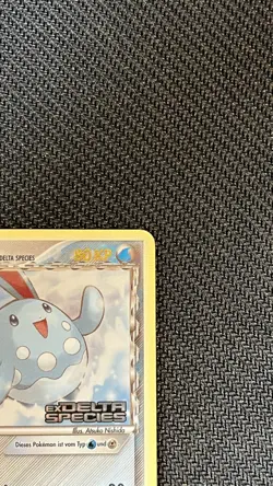 Azumarill 19/113 Reverse Holo Stamp EX Delta Species Deutsch VG Pokemon - Image 3