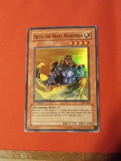 Yugioh - Freed The Brave Wanderer - 1st Edition - IOC-014 - Super ~ Mint/NM - Image 1