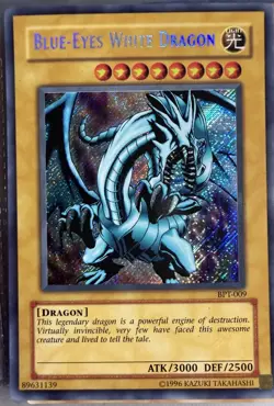 Konami Yu-Gi-Oh! TCG Blue-Eyes White Dragon BPT-009 Foil English ATK 3000 - Image 1