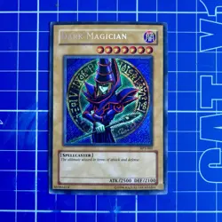 2002 Dark Magician BPT-007 Yugioh Collectors Tin Secret Rare Limited Edition LP - Image 1