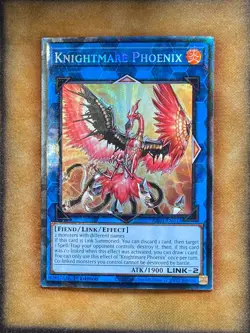 Yugioh Knightmare Phoenix RA03-EN042 Prismatic Collector Rare 1st Ed NM - Image 1