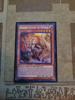 YUGIOH INCREDIBLE ECCLESIA THE VIRTUOUS MP22-EN188 PRISMATIC SECRET 1ST ED NM - Image 1