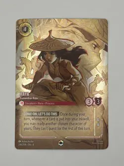 Raya Kumandran Rider 214/204 Enchanted Foil Disney Lorcana Near Mint - Image 1
