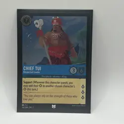 CHIEF TUI Respected Leader FOIL NM-MINT 143/204 Disney Lorcana TCG - Image 1