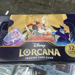 Disney Lorcana TCG: First Chapter Booster Box Second Print CM1 2023 - Image 1