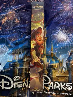 Disney Parks Exclusive Lorcana Wilds Unknown Foil Playmat Woody Buzz Toy Story - Image 1