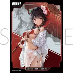 NIKKE Sakura Bloom in Summer MT2306 Matte Card Sleeves Japan 65ct - Image 1