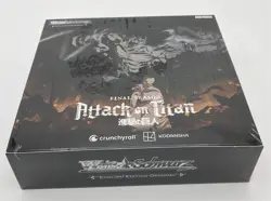 Factory Sealed Weiss Schwarz Attack on Titan AOT Final Season Booster Box - Image 1