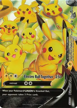 Pikachu V-Union Holo Promo SWSH: Sword & Shield Promo Cards SWSH142 NM - Image 1
