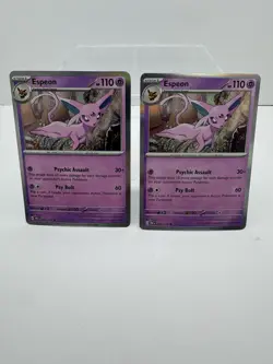 Pokemon TCG Espeon & Sylveon Holo Card Lot SV8b 8 Cards English Japanese - Image 4