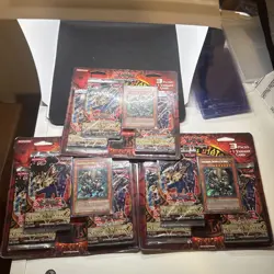 Lot Of 3 Retro Pack 2 OG Blister (3-Pack) + Card Promo - RP02 - 2009 Yugioh - Image 1