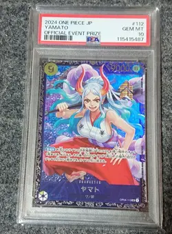 PSA10 Yamato Flagship Promo One Piece Card Ultra Rare Limited Edition - Image 1