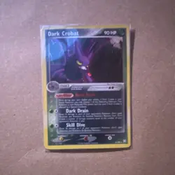 Pokemon Dark Crobat 90 HP Rare EX Team Rocket Returns 3/109 2004 Card - Image 1