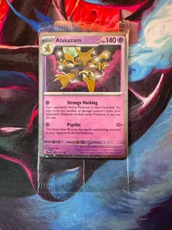 Alakazam Holo Pokemon TCG Card 082/167 Twilight Masquerade Promo, Sealed - Image 3