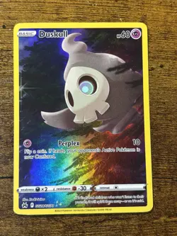 Pokemon TCG Duskull Crown Zenith: Galarian Gallery Holo Rare Card GG28/GG70 - Image 1