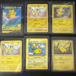 Pikachu Fans Pokemon Card Collection Set of 14 Pikachu English Cards. - Image 2
