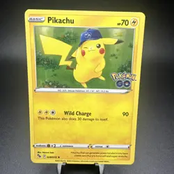ERROR CARD (Holo Bleed) - Pikachu Pokemon GO 028/078 - NM - Image 2