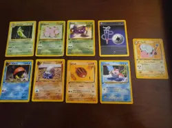 VINTAGE 1st Edition Pokemon Card Lot Of 9 - Jungle / Rocket / Neo Discovery - Image 1