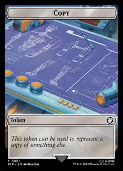 Human Knight // Copy Double-Sided Token - MTG Cards Shop - Image 2